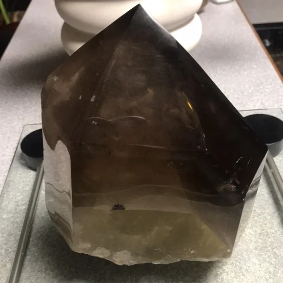 Phantom Smokey Quartz point 8 lbs+ 8 L